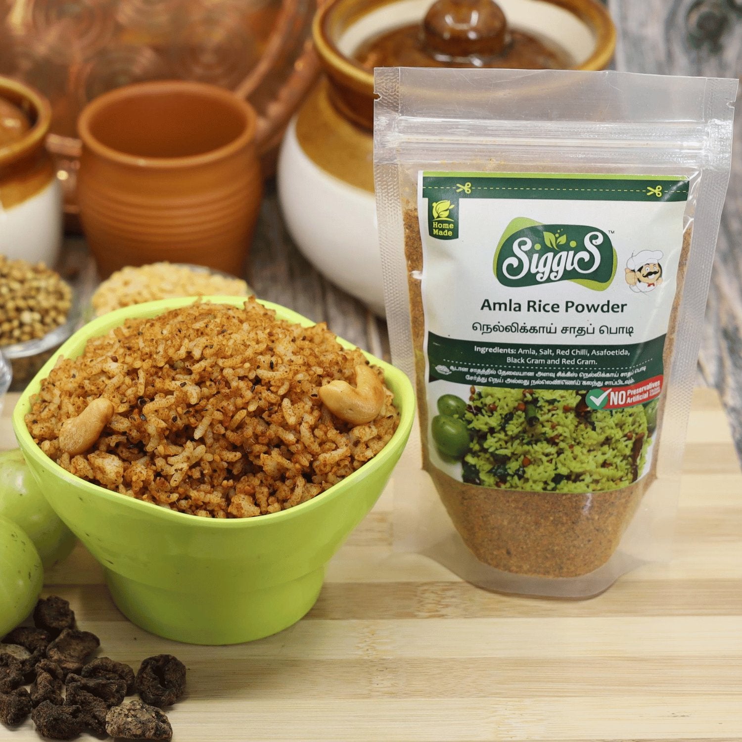 SiggiS - Amla Rice Powder | நெல்லிக்காய் சாதப் பொடி | आँवला चावल पाउडर ...