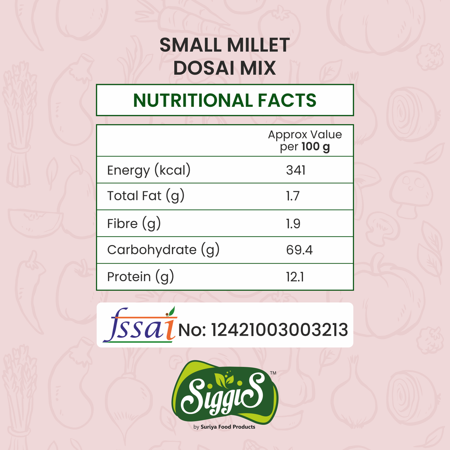 Small Millet Dosa Mix