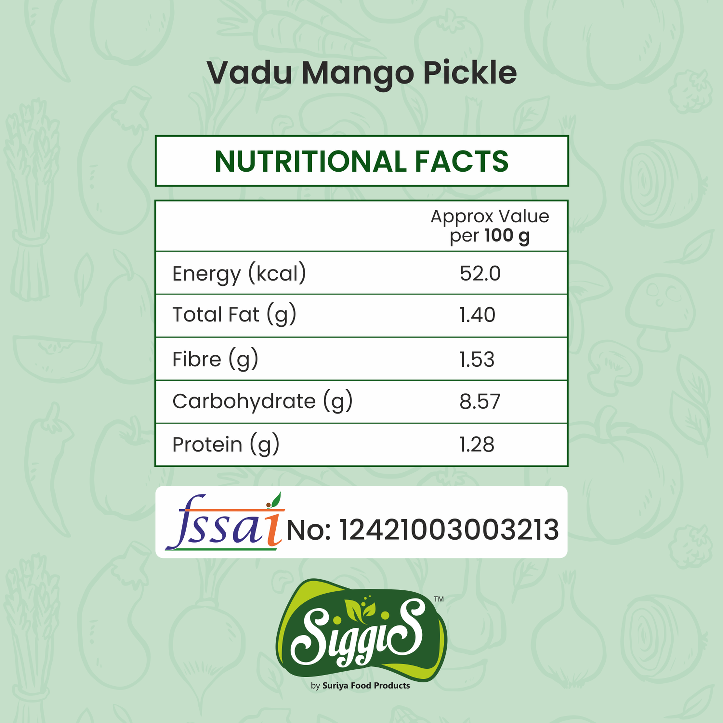 Vadu Mango Pickle