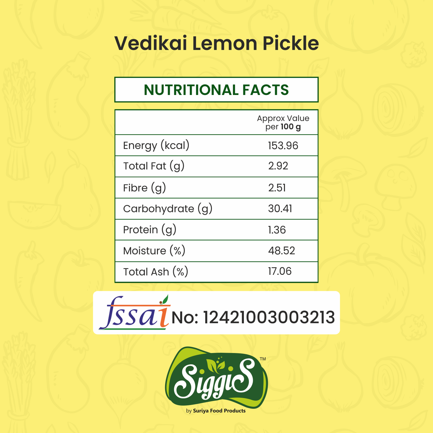 Vedikai Lemon Pickle